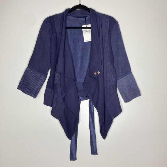 New Angels Never Die Lagenlook Grunge Button Detail Cardigan Women's Size Small - Picture 6 of 6